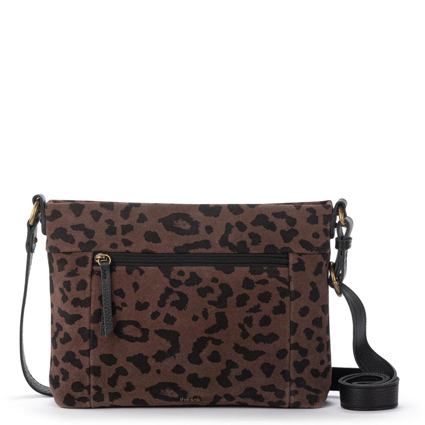 Melrose Crossbody - Leather - Leopard Suede