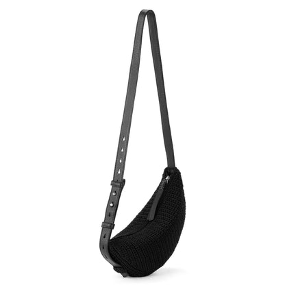 Tess Sling - Hand Crochet - Black