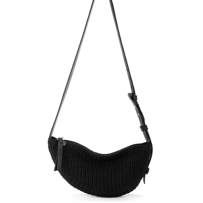 Tess Sling - Hand Crochet - Black