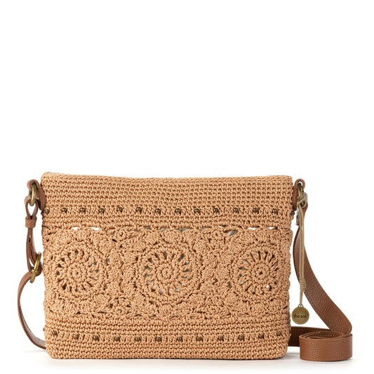 Melrose Crossbody - Hand Crochet - Bamboo Medallion