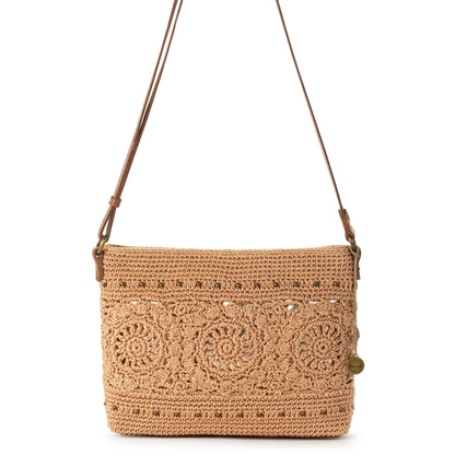 Melrose Crossbody - Hand Crochet - Bamboo Medallion