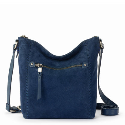 Ashland Crossbody - Leather - Indigo Suede