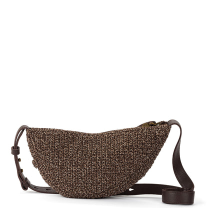 Tess Sling - Hand Crochet - Brown Static