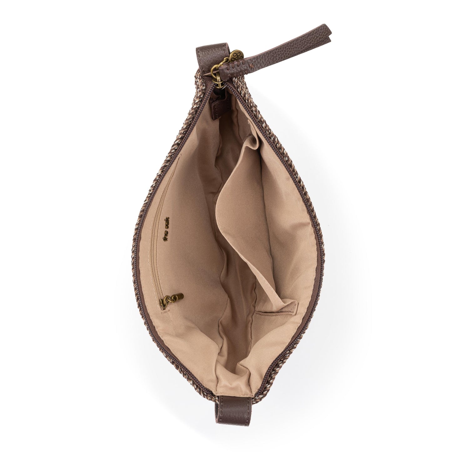 Tess Sling - Hand Crochet - Brown Static