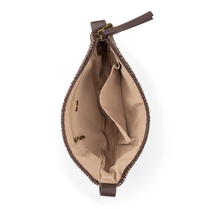 Tess Sling - Hand Crochet - Brown Static