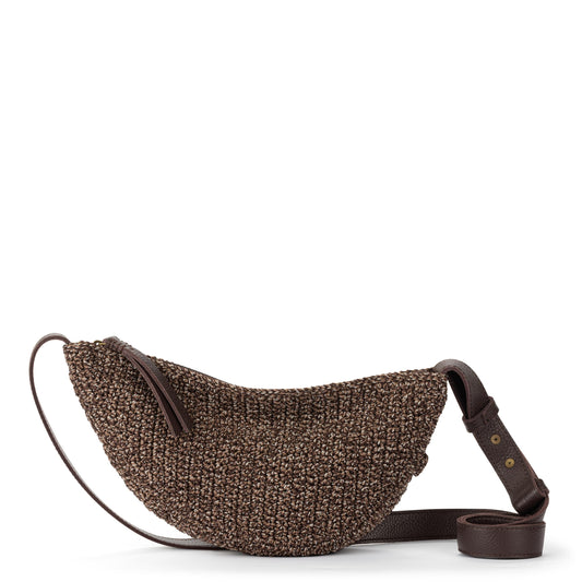 Tess Sling - Hand Crochet - Brown Static