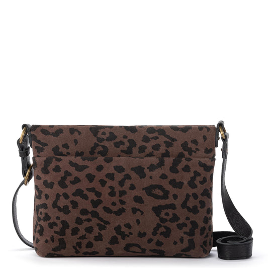 Melrose Crossbody - Leather - Leopard Suede