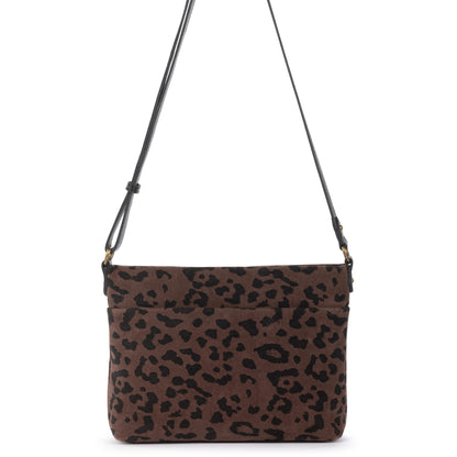 Melrose Crossbody - Leather - Leopard Suede